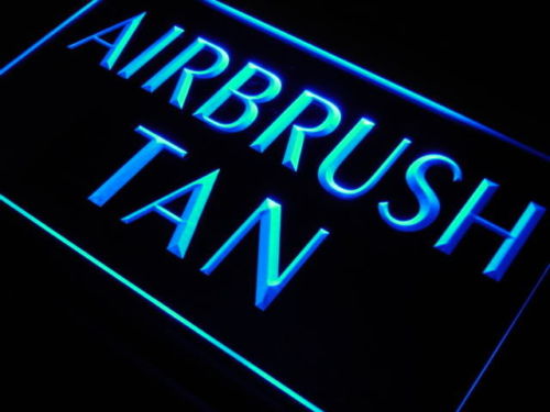 Airbrush Tan LED Light Sign